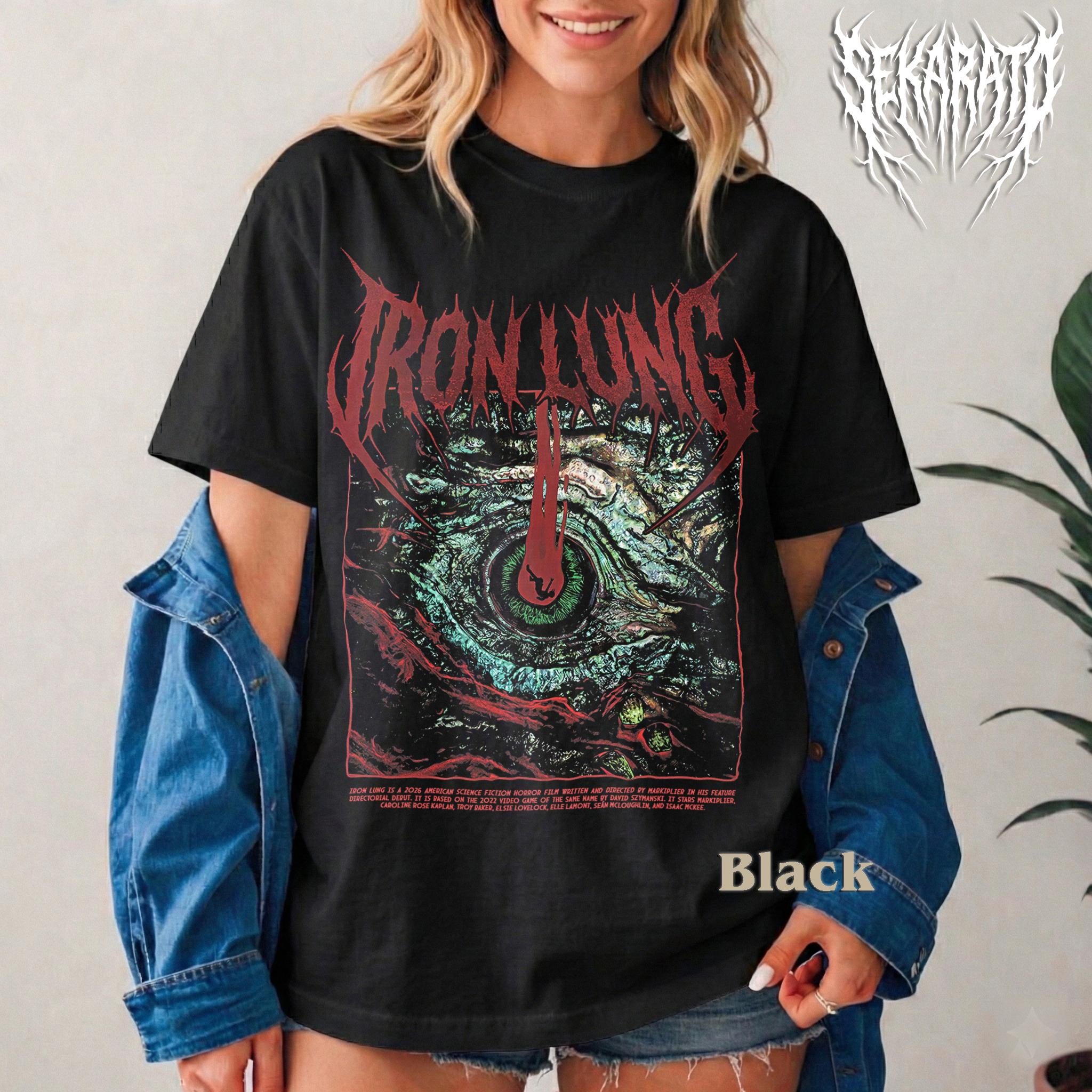 Vintage Iron Lung Markiplier Horror Film Merch Death Metal Deep Sea Submarine Horror Game Vt41 (1)