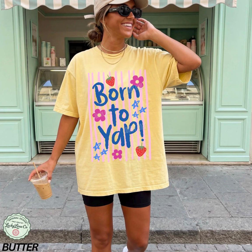 Born Yap Spring Mama Girly Striped Humor Unisex T-shirt, Sweatshirt, Hoodie (3)