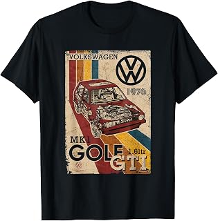 Golf Gti Mk1 Retro Art 1976 Unisex T-shirt, Sweatshirt, Hoodie (1)