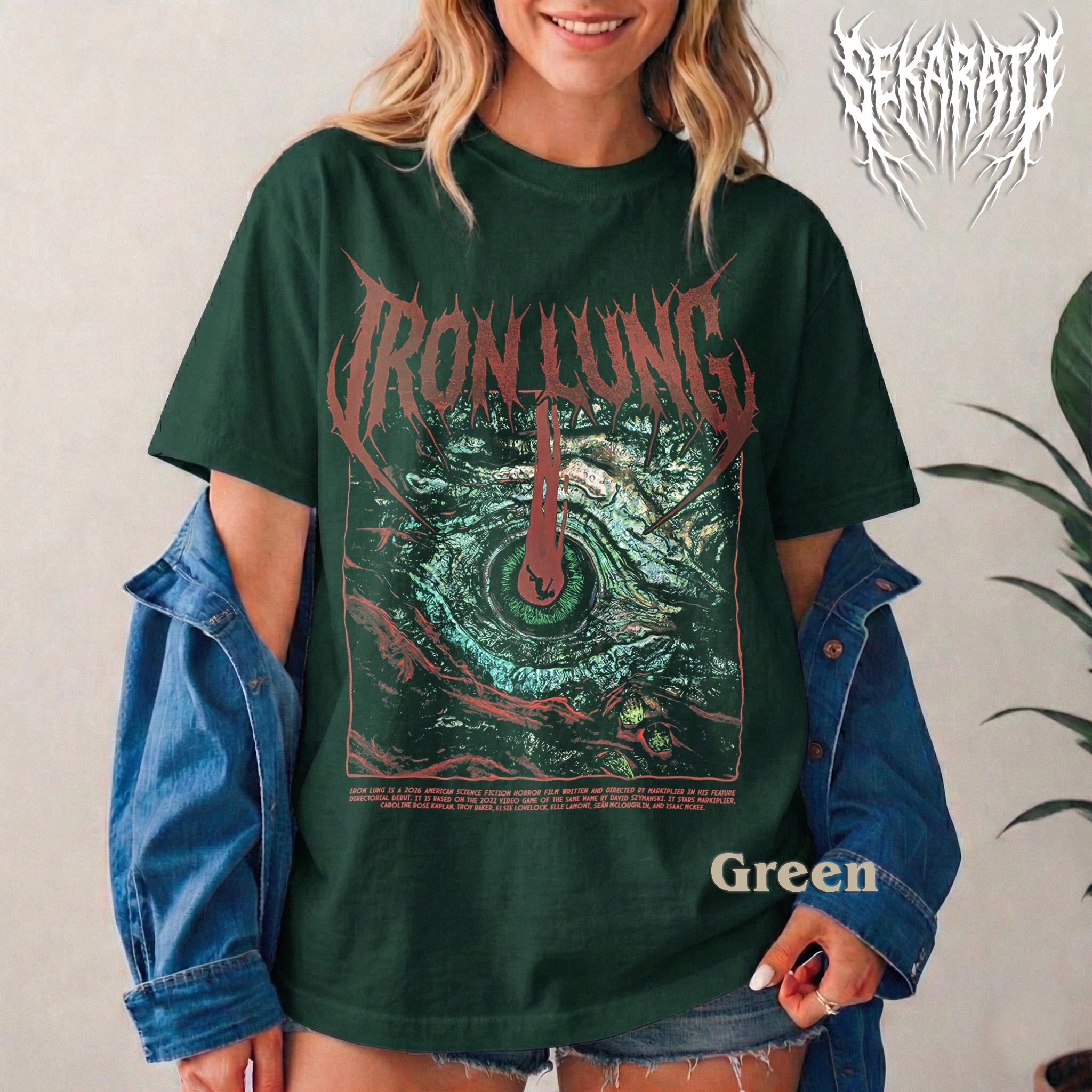 Vintage Iron Lung Markiplier Horror Film Merch Death Metal Deep Sea Submarine Horror Game Vt41 (3)