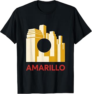 Amarillo Geometric Texas City Skyline State Pride Unisex T-shirt, Sweatshirt, Hoodie (1)