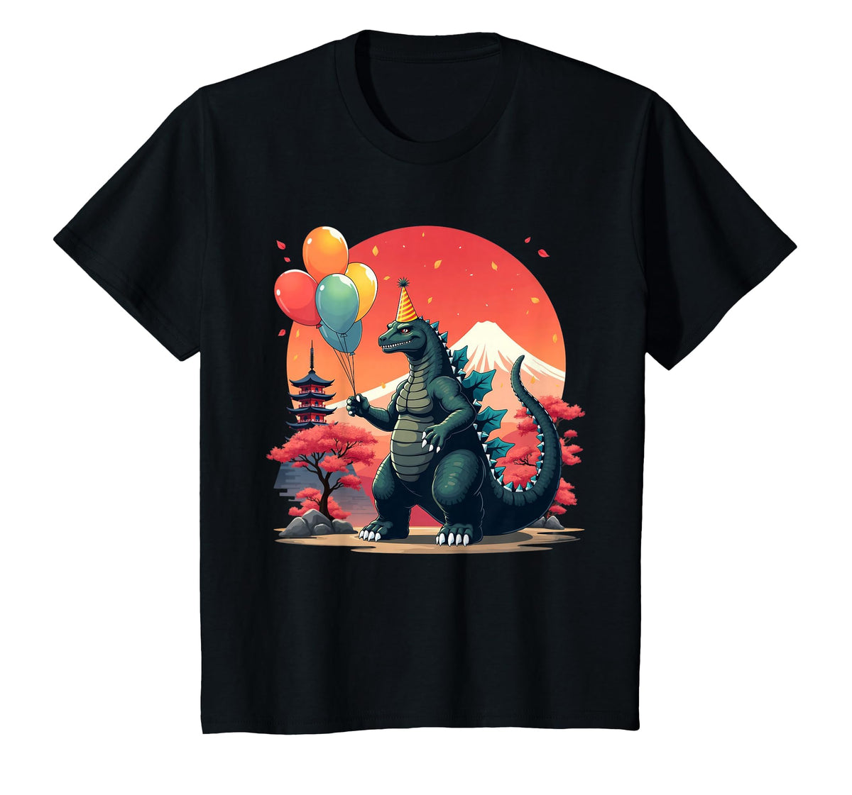 Kaiju Birthday Japan Monster Movie Bday Party Unisex T-shirt, Sweatshirt, Hoodie (1)