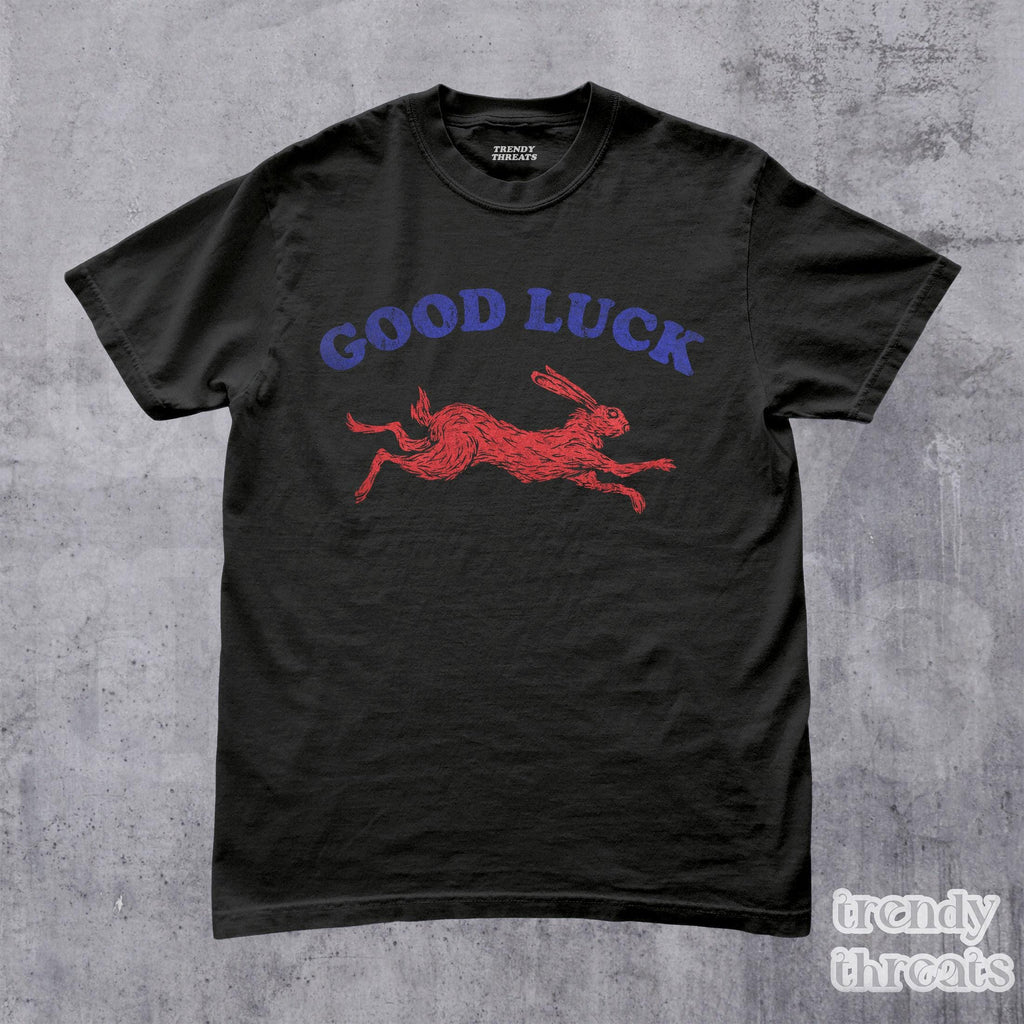 Good Luck Retro Rabbit Retro Western Bunny Feeling Lucky Him (3)