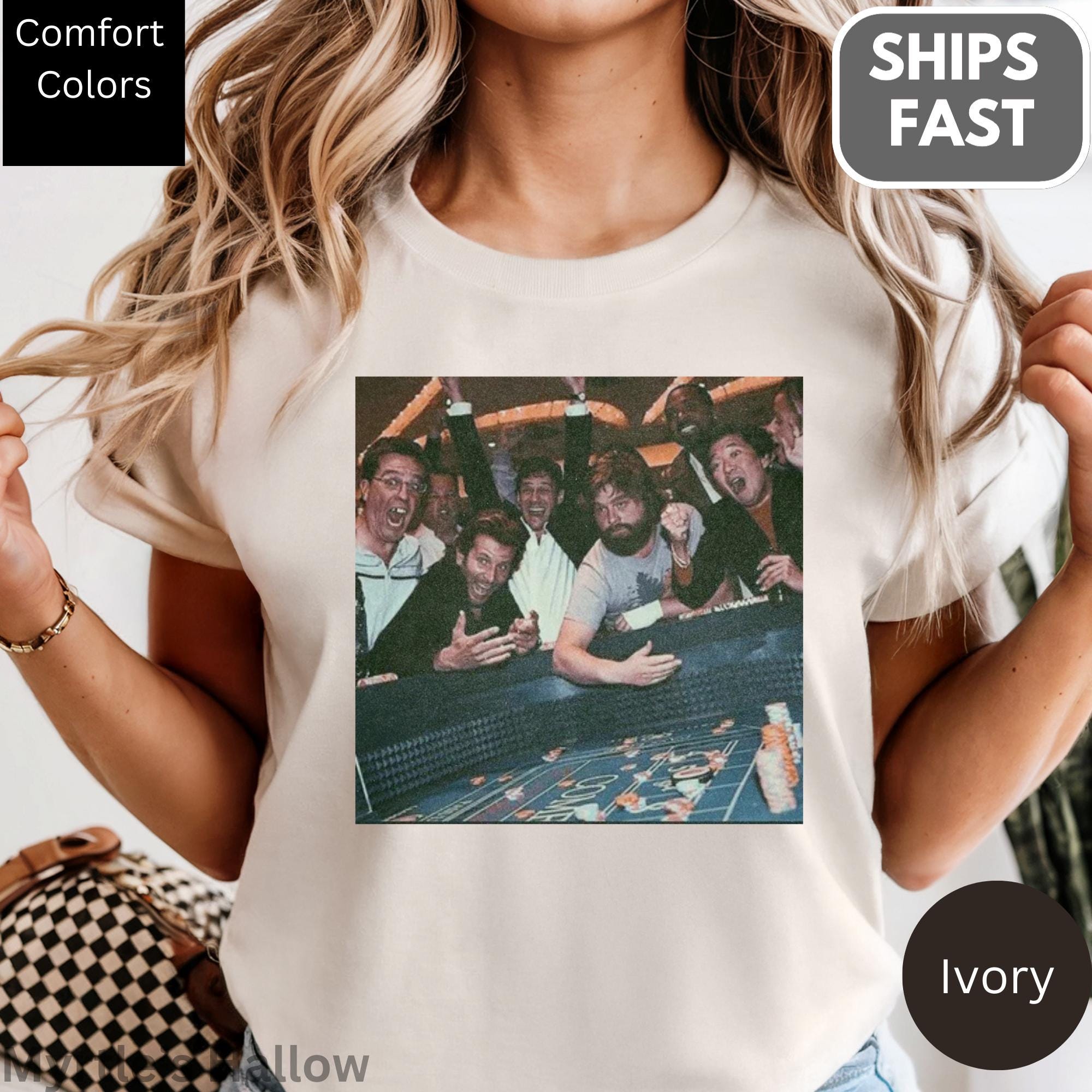 Vintage Hangover Movie Poker Scene Comfort Colors Tee Unisex T-shirt, Sweatshirt, Hoodie (4)