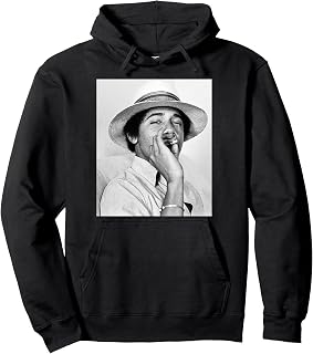 Barack Obama Retro Vintage Young Obama Smoking College Unisex T-shirt, Sweatshirt, Hoodie (1)
