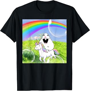 Happy Hamster Riding Unicorn Meme Gen Alpha Gen Unisex T-shirt, Sweatshirt, Hoodie (1)