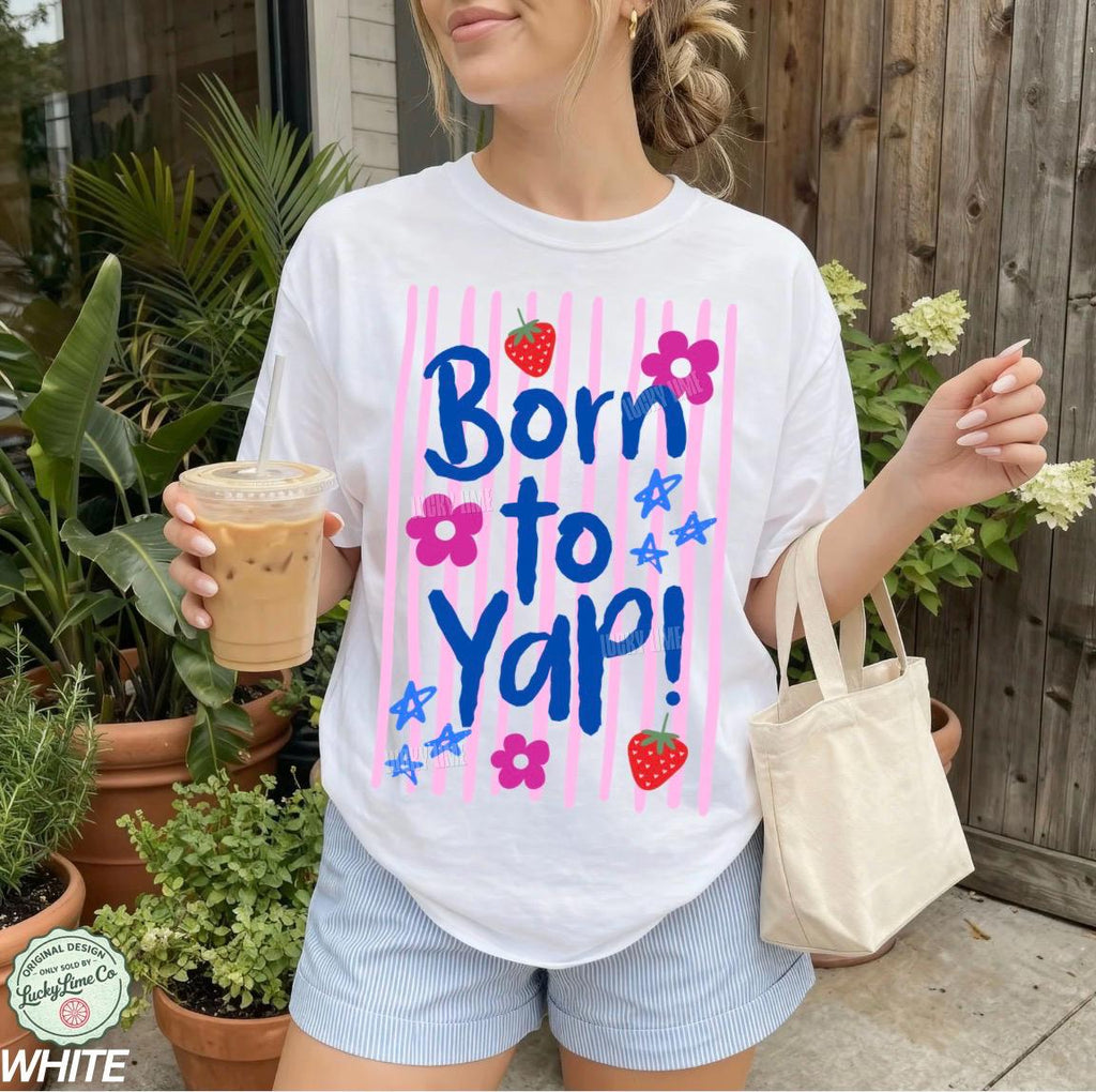 Born Yap Spring Mama Girly Striped Humor Unisex T-shirt, Sweatshirt, Hoodie (1)