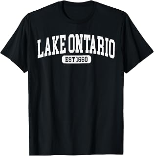 Lake Ontario Est 1660 Ontario Usa Canada Unisex T-shirt, Sweatshirt, Hoodie (1)
