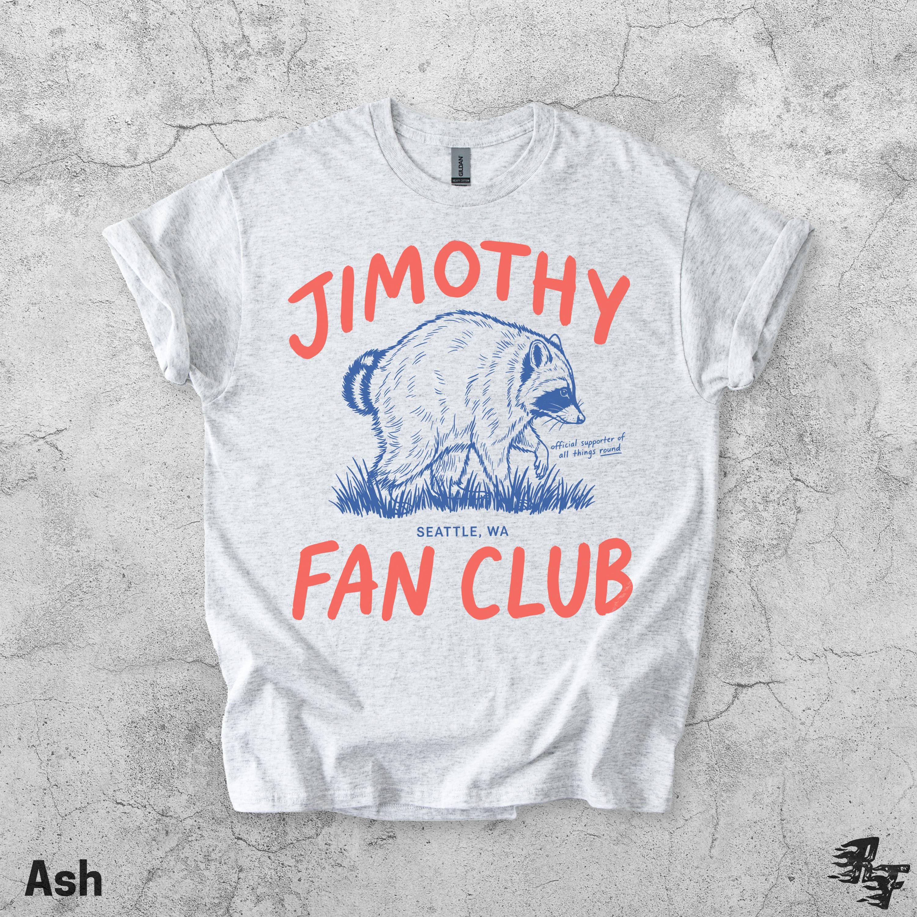 Jimothy Fan Club Raccoon Trash Panda Meme Tee Seattle Animal Lover Gif (3)
