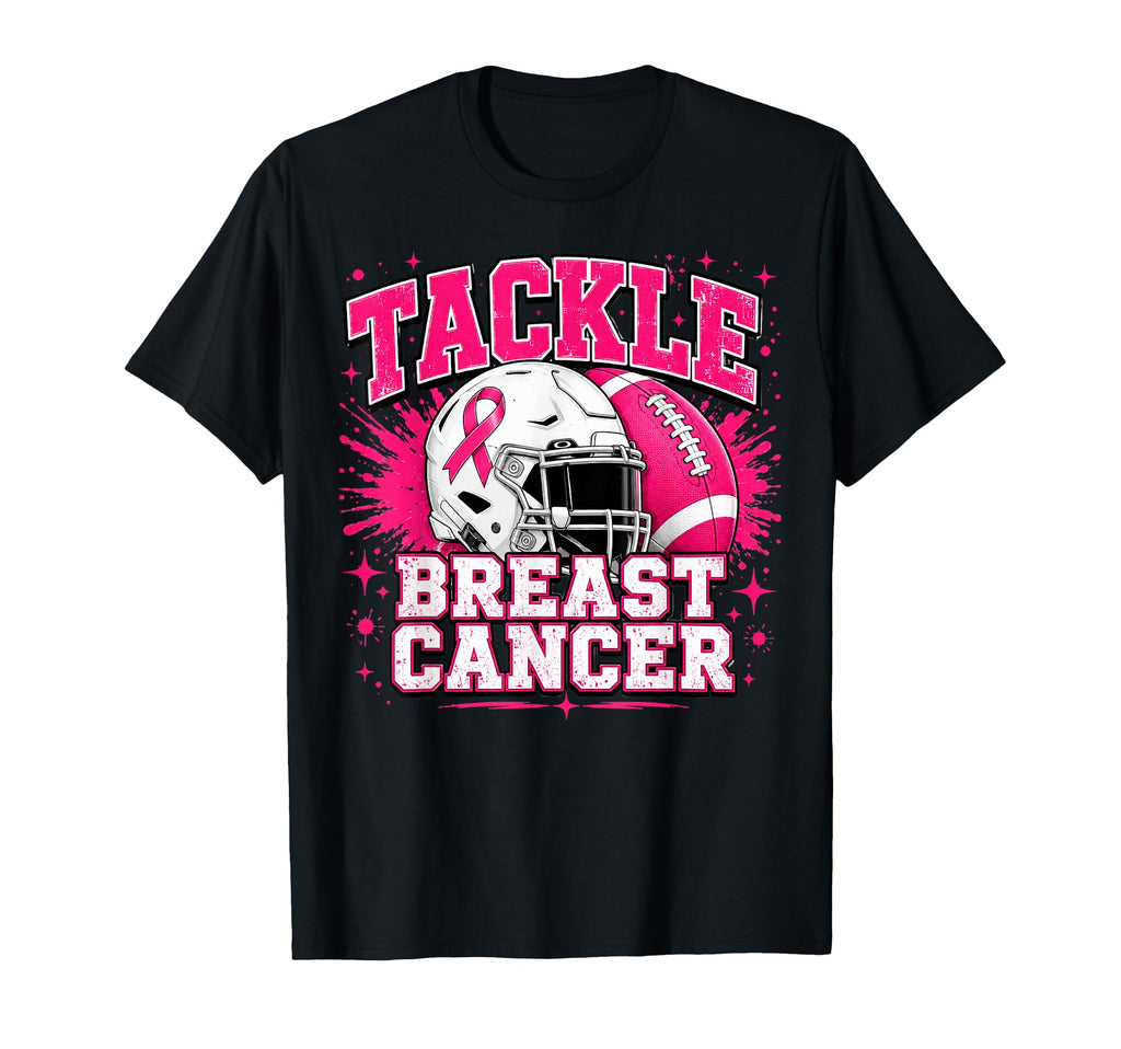 Tackle Breast Cancer Awareness American Football Pink Ribbon (1)