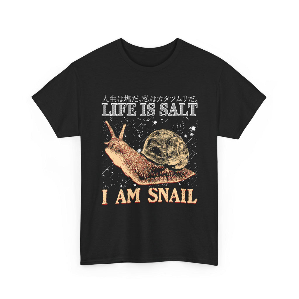 Life Salt Am Snail Vintage Japanese Unisex T-shirt, Sweatshirt, Hoodie (1)