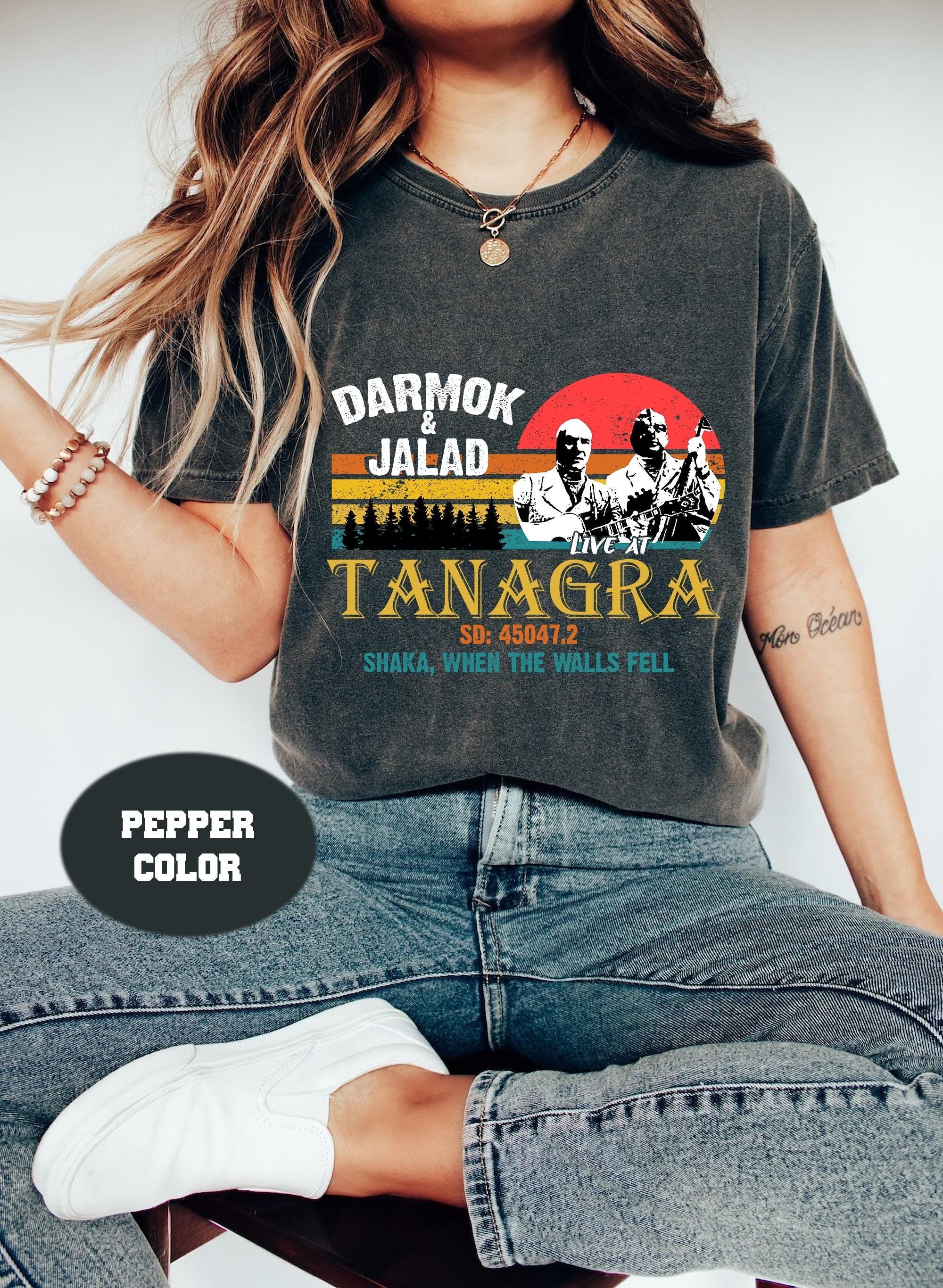 Darmok Jalad Tanagra September 1991 Vintage Comfort Colors Darmok Jalad Concer Retro (1)