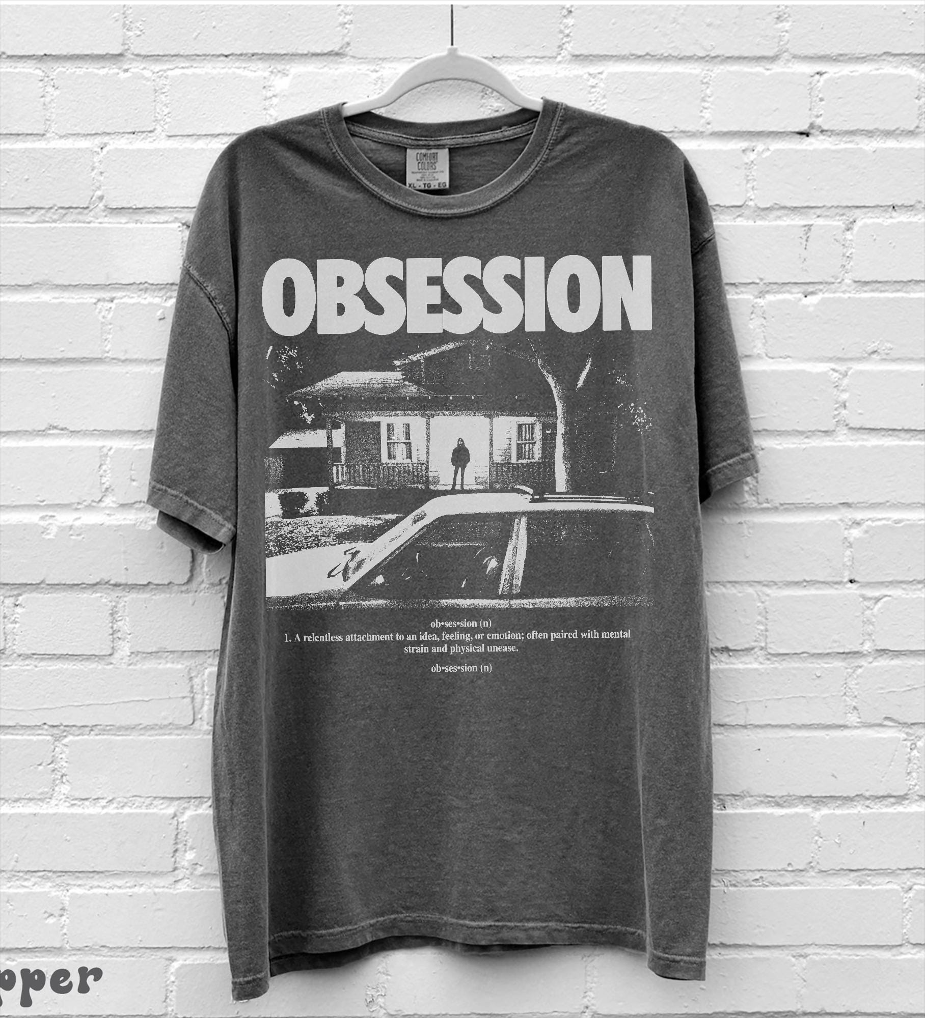 Vintage Obsession Movie Comfort Colors Frowning Nikki Gothic Horror Tee (3)