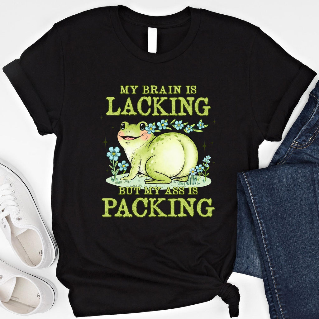 Brain Lacking Ass Packing Frog Meme Big Butt Humor Raunchy Inappropriate (1)