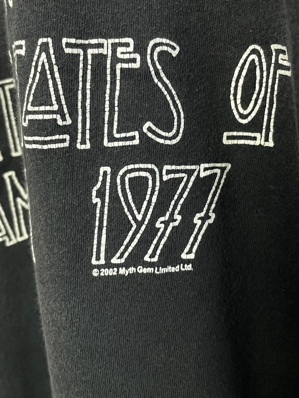Vintage 2002 Led Zeppelin 1977 Tour America Made Usa Rock Band Concert Fits Size Medium (3)