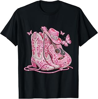 Cowgirl Western Rhinestone Country Music Unisex T-shirt, Sweatshirt, Hoodie (1)