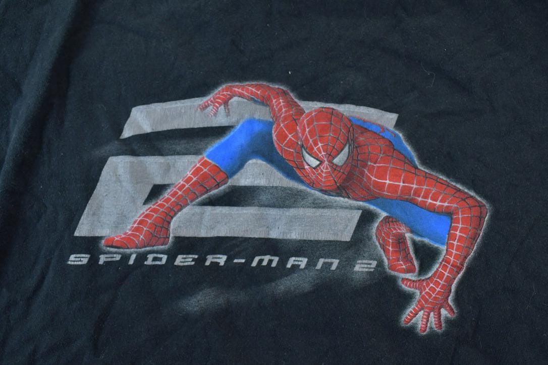 Vintage 2004 Spiderman Souvenir Single Stitch Vintage Streetwear Vacation Tee (2)