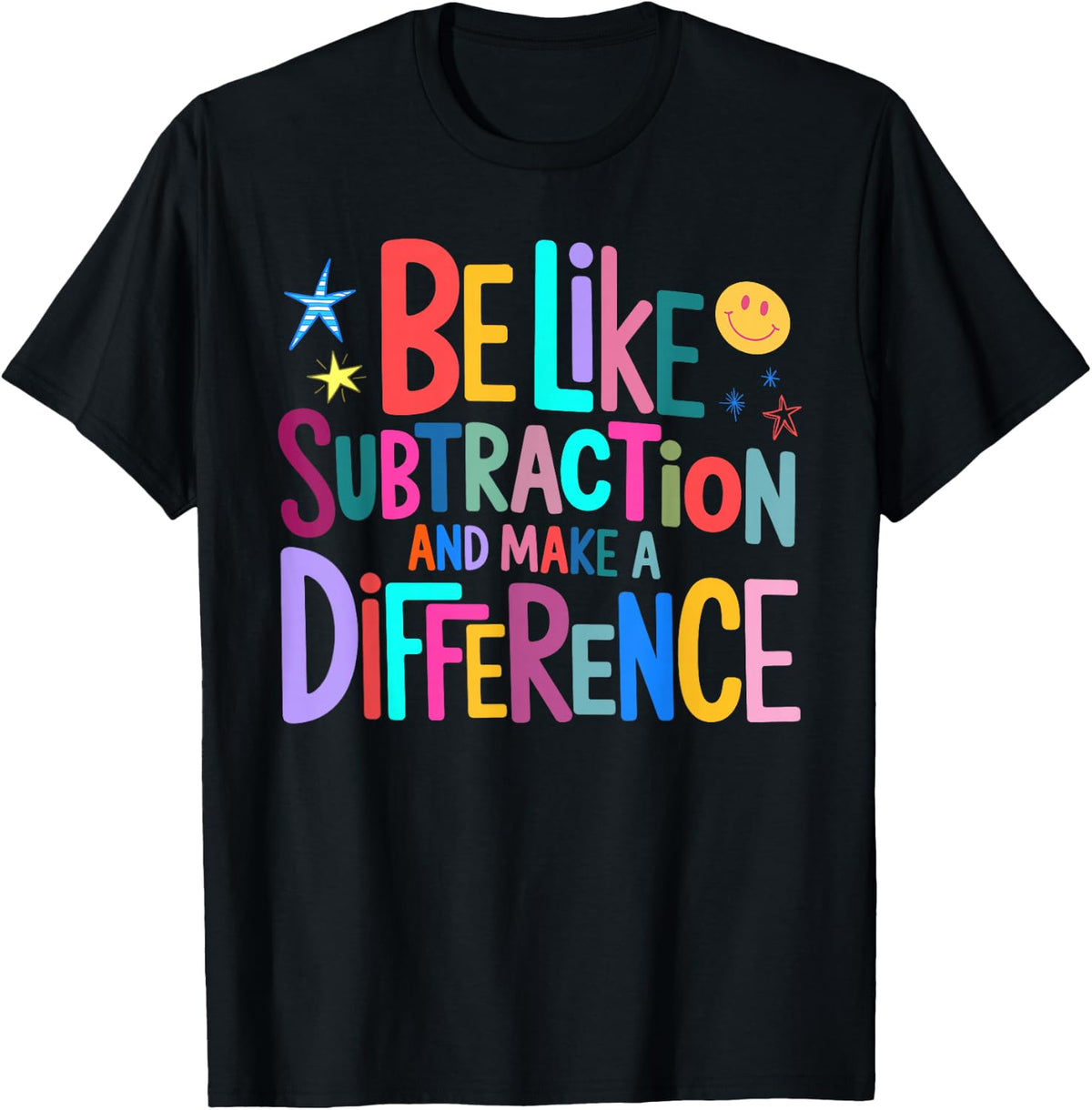 Like Subtraction Make Difference Math Teacher Unisex T-shirt, Sweatshirt, Hoodie (1)