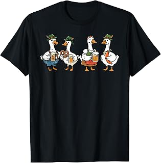 Oktoberfest Ducks Pretzel Sausage German Unisex T-shirt, Sweatshirt, Hoodie (1)
