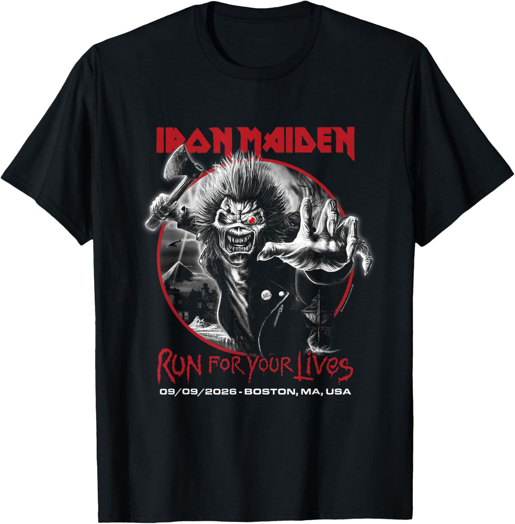 Iron Maiden Run Lives Tour 2026 Boston Unisex T-shirt, Sweatshirt, Hoodie (1)