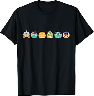 Princess Pumpkins Fall Autumn Lineup Princesses Unisex T-shirt, Sweatshirt, Hoodie (1)