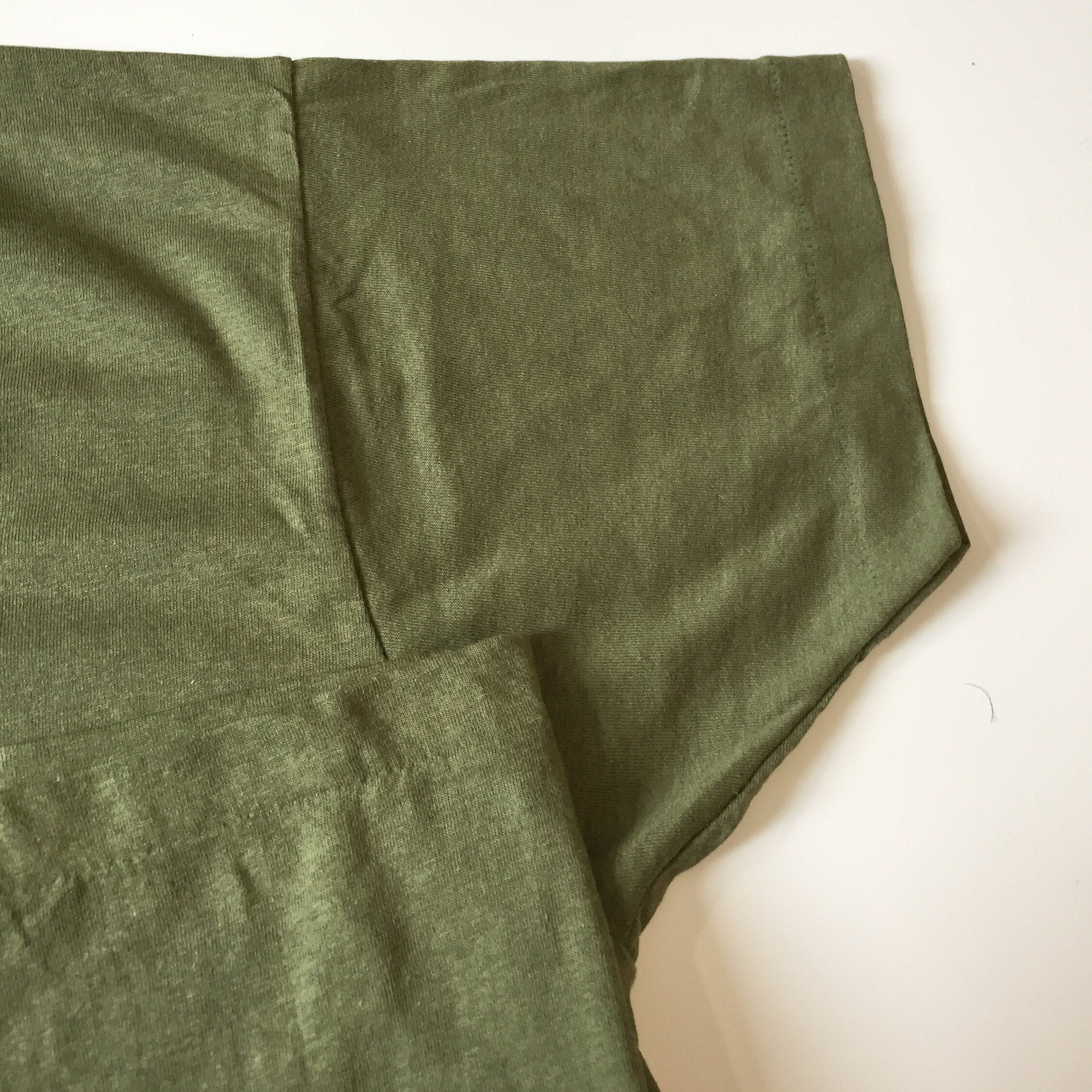 Vinatge 80s Marines Deadstock Rare Mess Die Like Rest Army Skull Utility Single Stitch Green Khaki Tee (4)