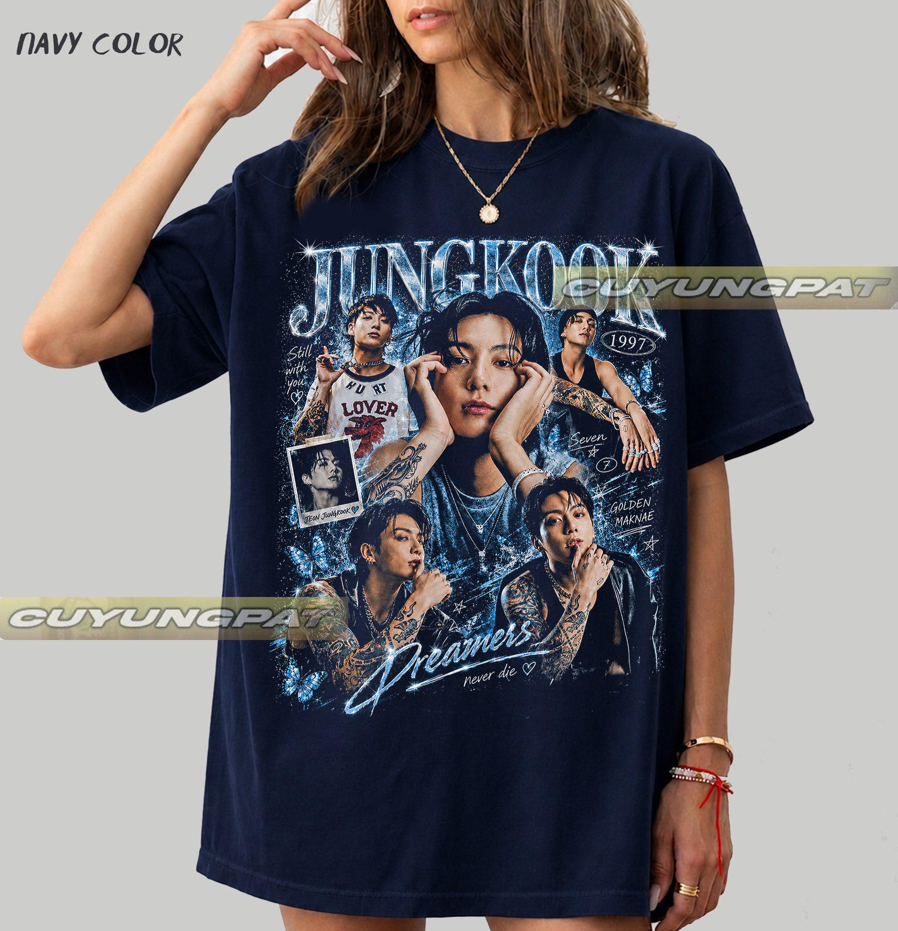 Jung Kook Vintage Comfort Colors Woman Man Rz Unisex T-shirt, Sweatshirt, Hoodie (4)