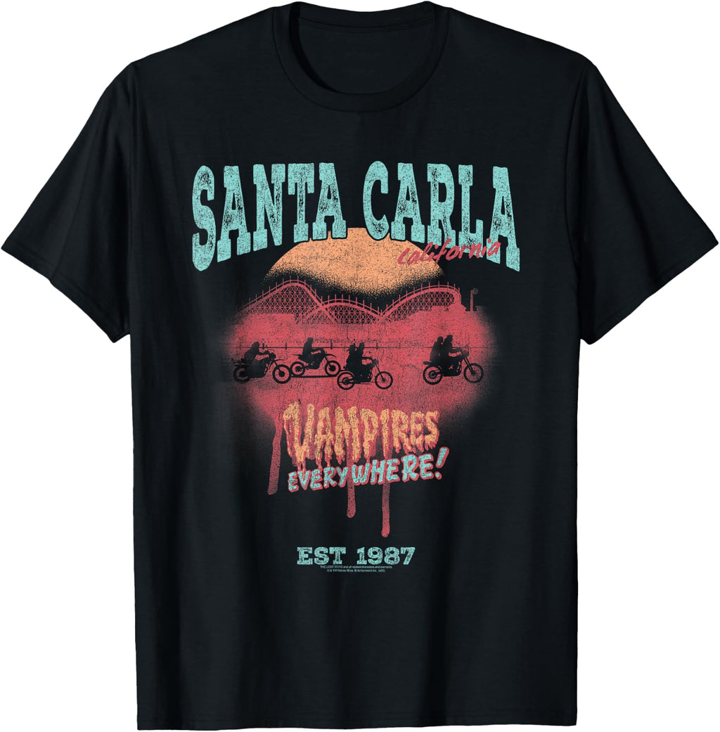 Lost Santa Carla Tourist Postcard Horror Movie Unisex T-shirt, Sweatshirt, Hoodie (1)