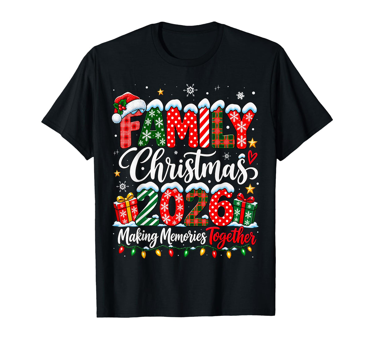 Family Christmas 2026 Matching Xmas Squad Santa Unisex T-shirt, Sweatshirt, Hoodie (1)