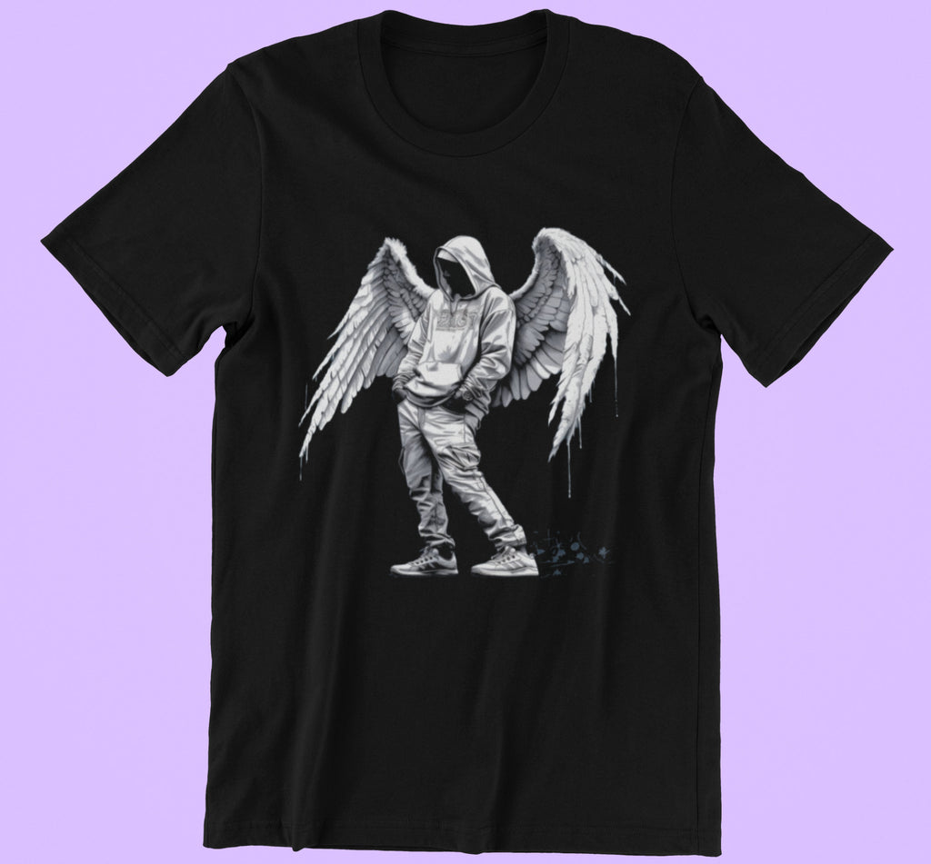 Hip Hop Angel Wings Urban Graffiti Art Tee Unisex T-shirt, Sweatshirt, Hoodie (1)