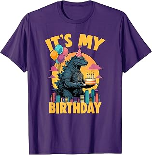 It'S Birthday Kaiju Birthday Party Japan Monster Unisex T-shirt, Sweatshirt, Hoodie (1)