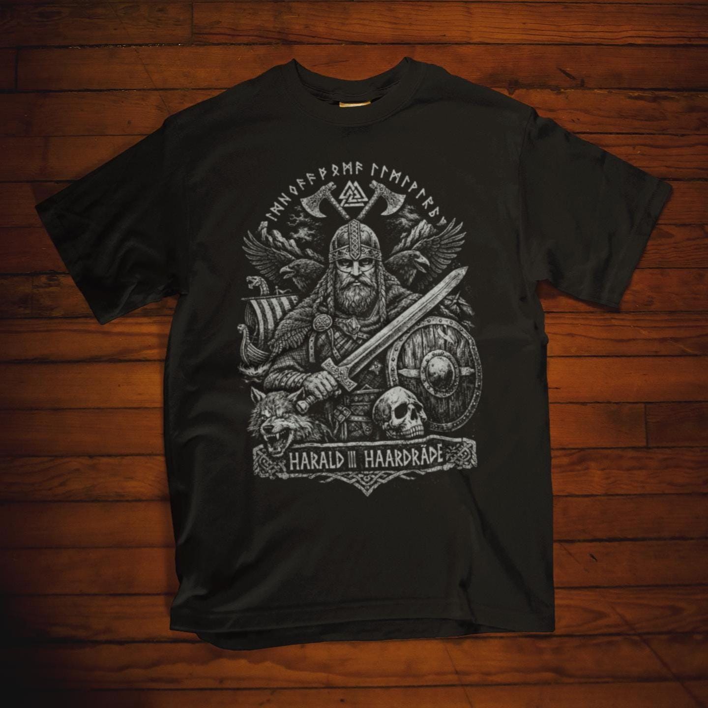 Harald Hardrada Viking Warrior Norse Mythology Tee Nordic Pagan Haardrade Viking Lovers (4)