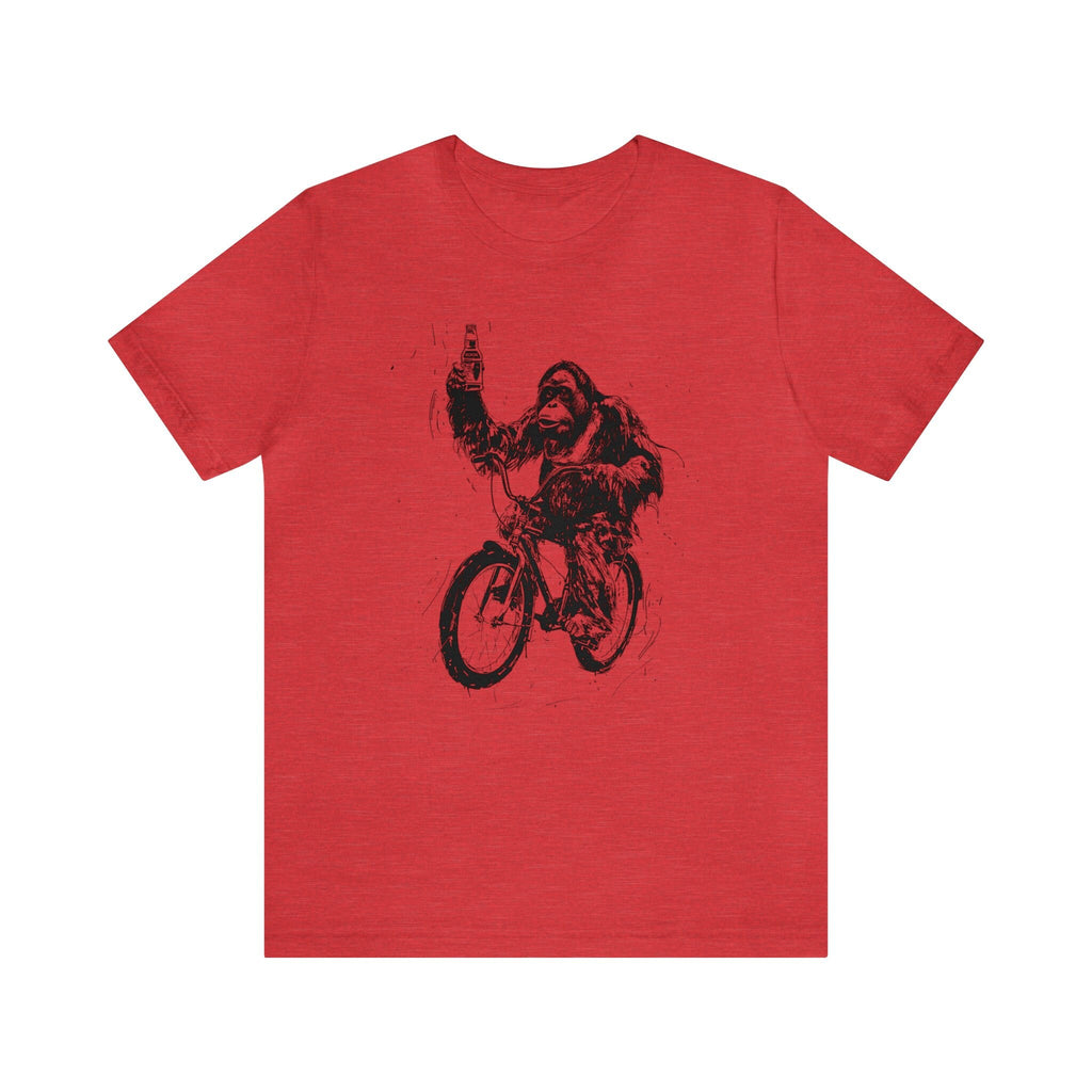 Orangutan Beer Drinking Biking Tee Unisex T-shirt, Sweatshirt, Hoodie (2)