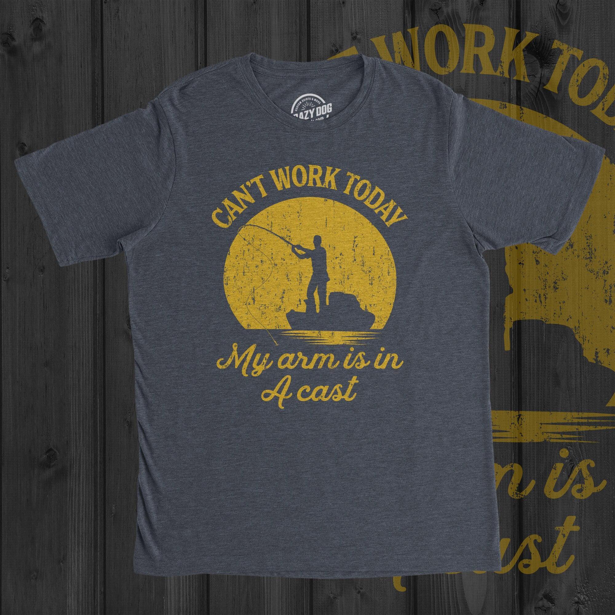 Fishing Fisherman Arm Cast Unisex T-shirt, Sweatshirt, Hoodie (2)