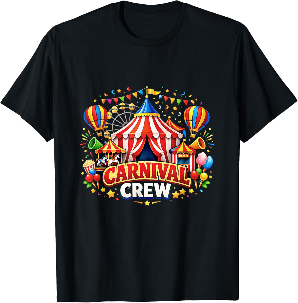 Carnival Crew Birthday Party Event Circus Family Unisex T-shirt, Sweatshirt, Hoodie (1)