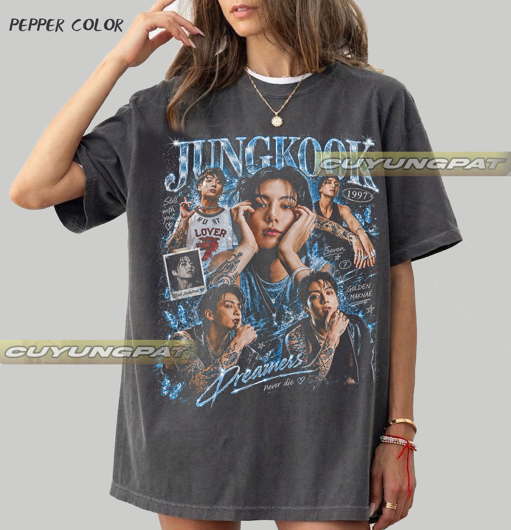Jung Kook Vintage Comfort Colors Woman Man Rz Unisex T-shirt, Sweatshirt, Hoodie (2)