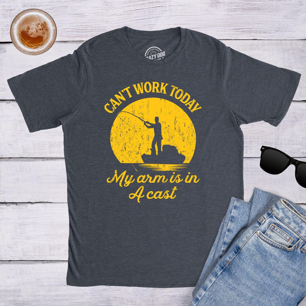 Fishing Fisherman Arm Cast Unisex T-shirt, Sweatshirt, Hoodie (1)