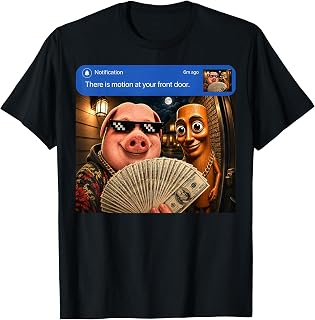 Motion Front Door Tung Tung Tung John Pork Unisex T-shirt, Sweatshirt, Hoodie (1)