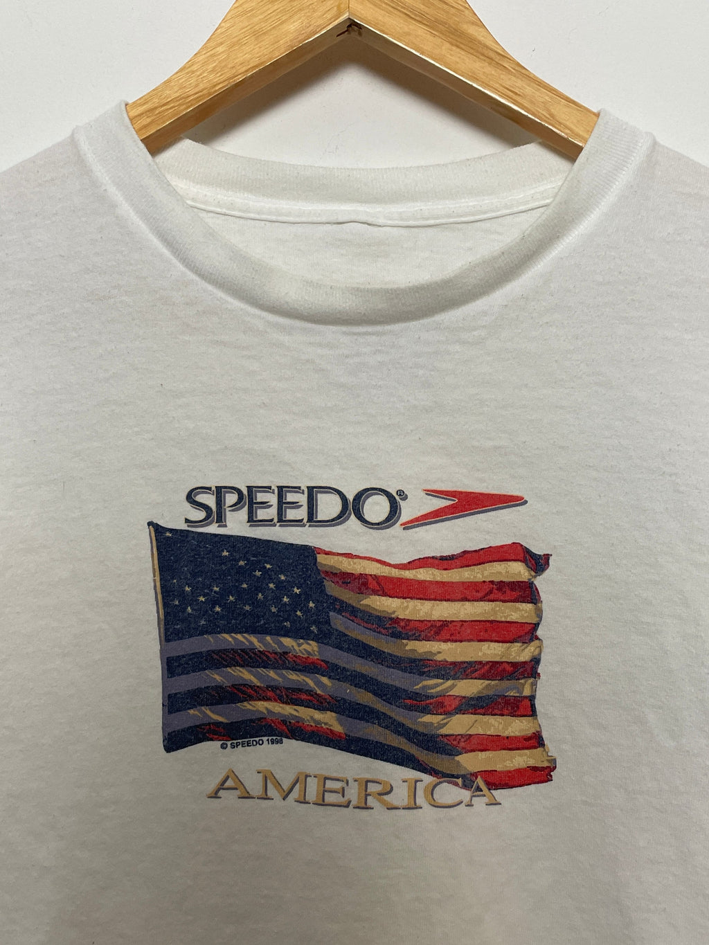 Vintage 1998 Speedo America Usa Flag Size Xl Unisex T-shirt, Sweatshirt, Hoodie (2)
