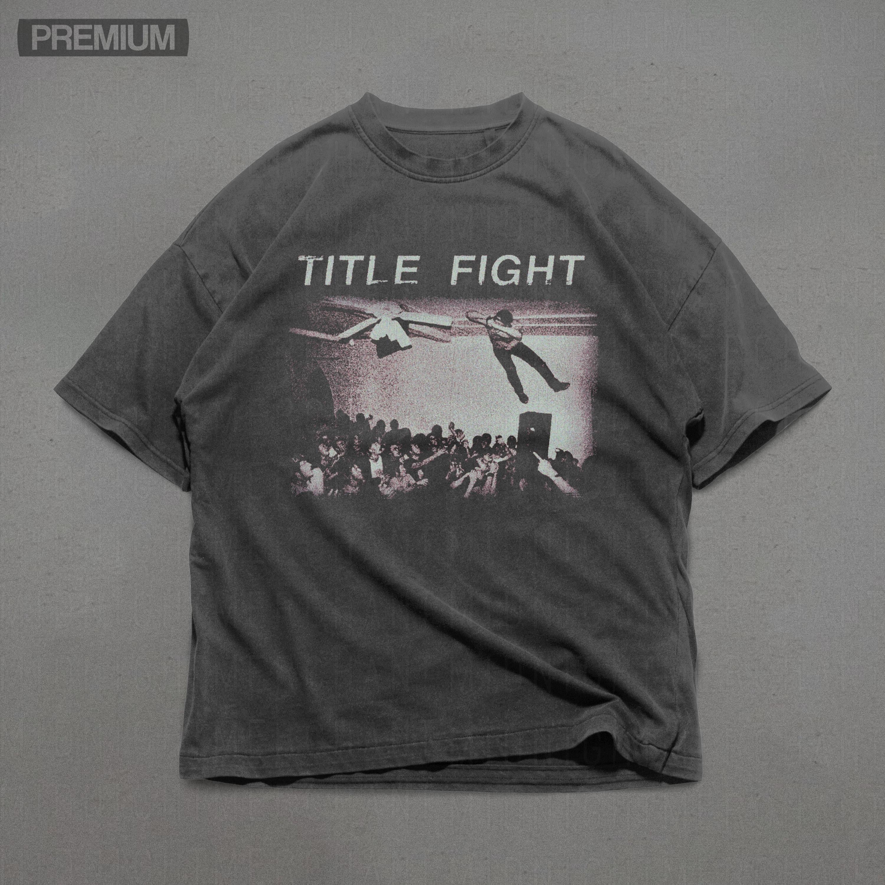Title Fight Comfort Colors Ceiling Fan Shoegaze Band Tees Gothic Grunge Indie Band Tees (2)