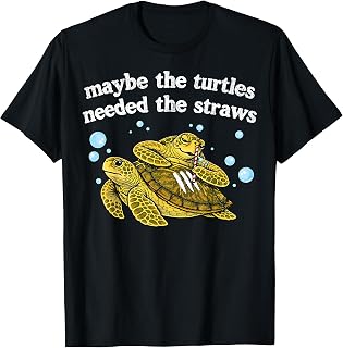 Maybe Turtles Needed Straws Retro Turtles Unisex T-shirt, Sweatshirt, Hoodie (1)