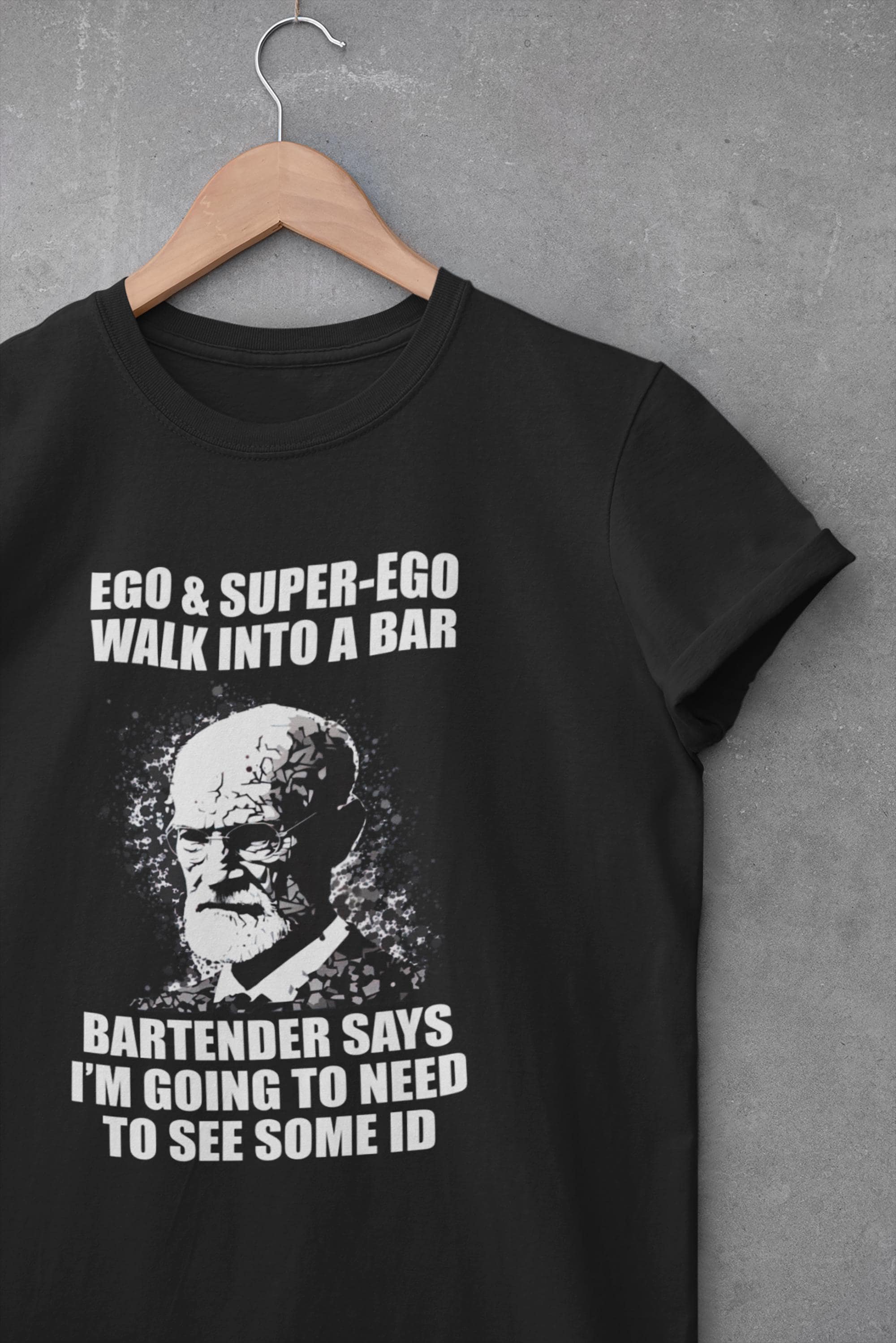 Psychologis Sigmund Freud Joke Tee Psychologist Therapis Medical Psychology Humor (1)