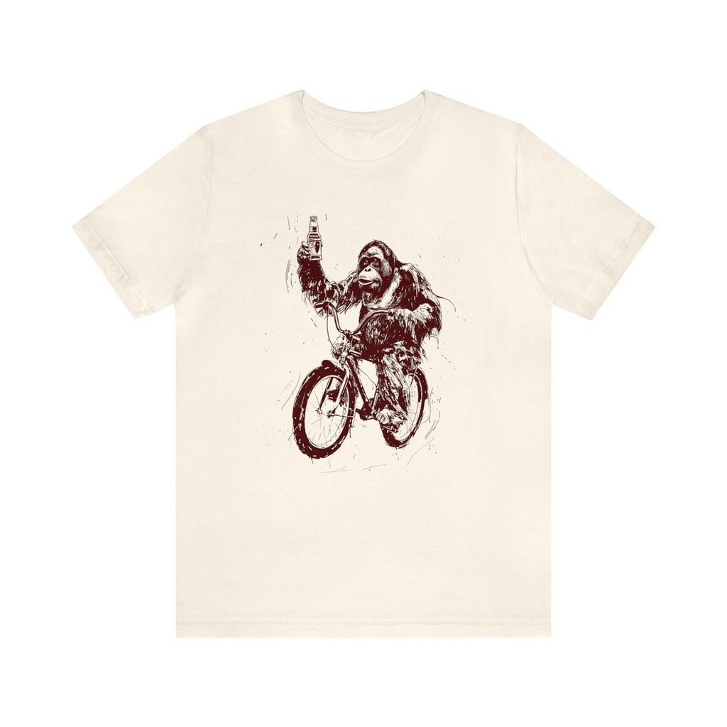 Orangutan Beer Drinking Biking Tee Unisex T-shirt, Sweatshirt, Hoodie (4)