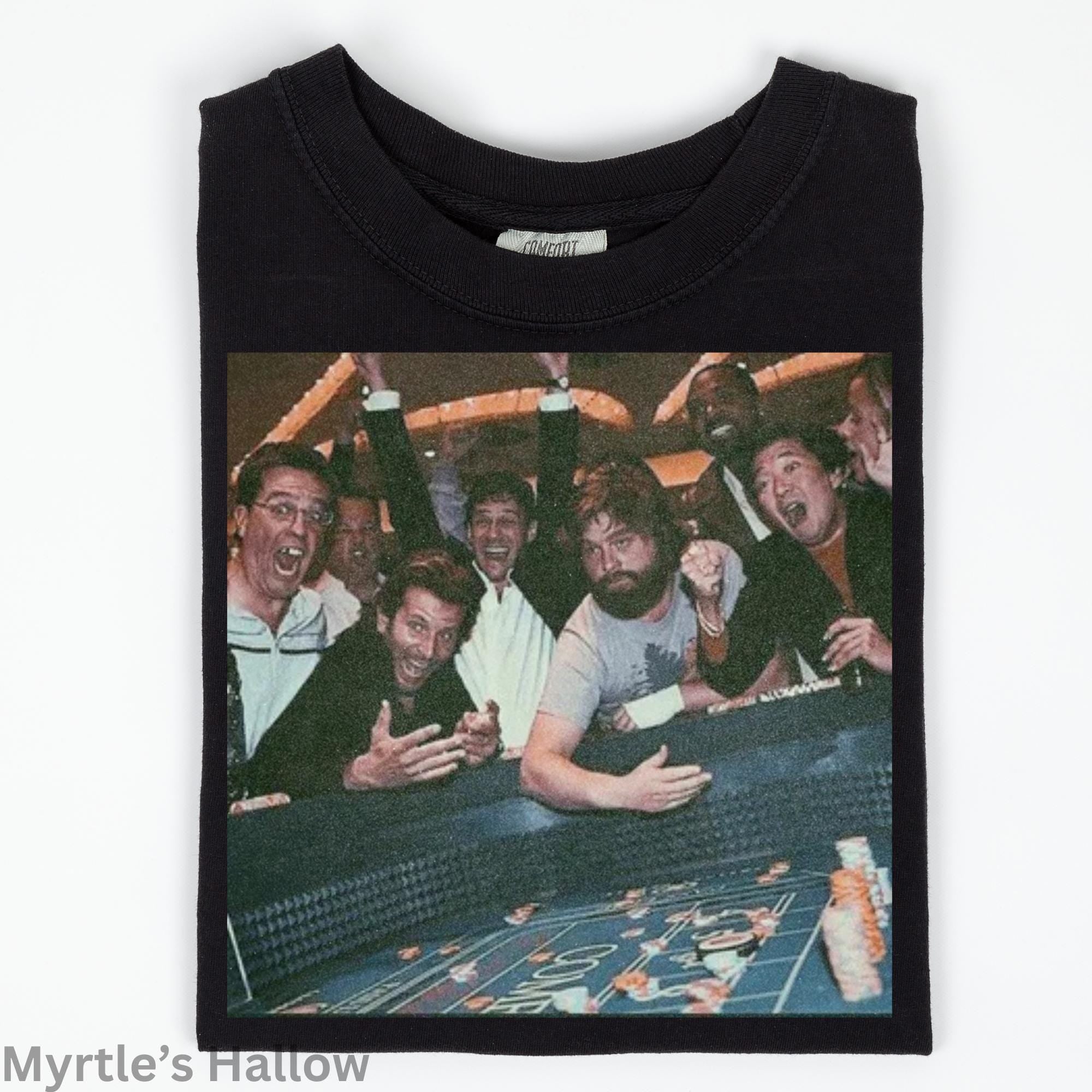 Vintage Hangover Movie Poker Scene Comfort Colors Tee Unisex T-shirt, Sweatshirt, Hoodie (1)