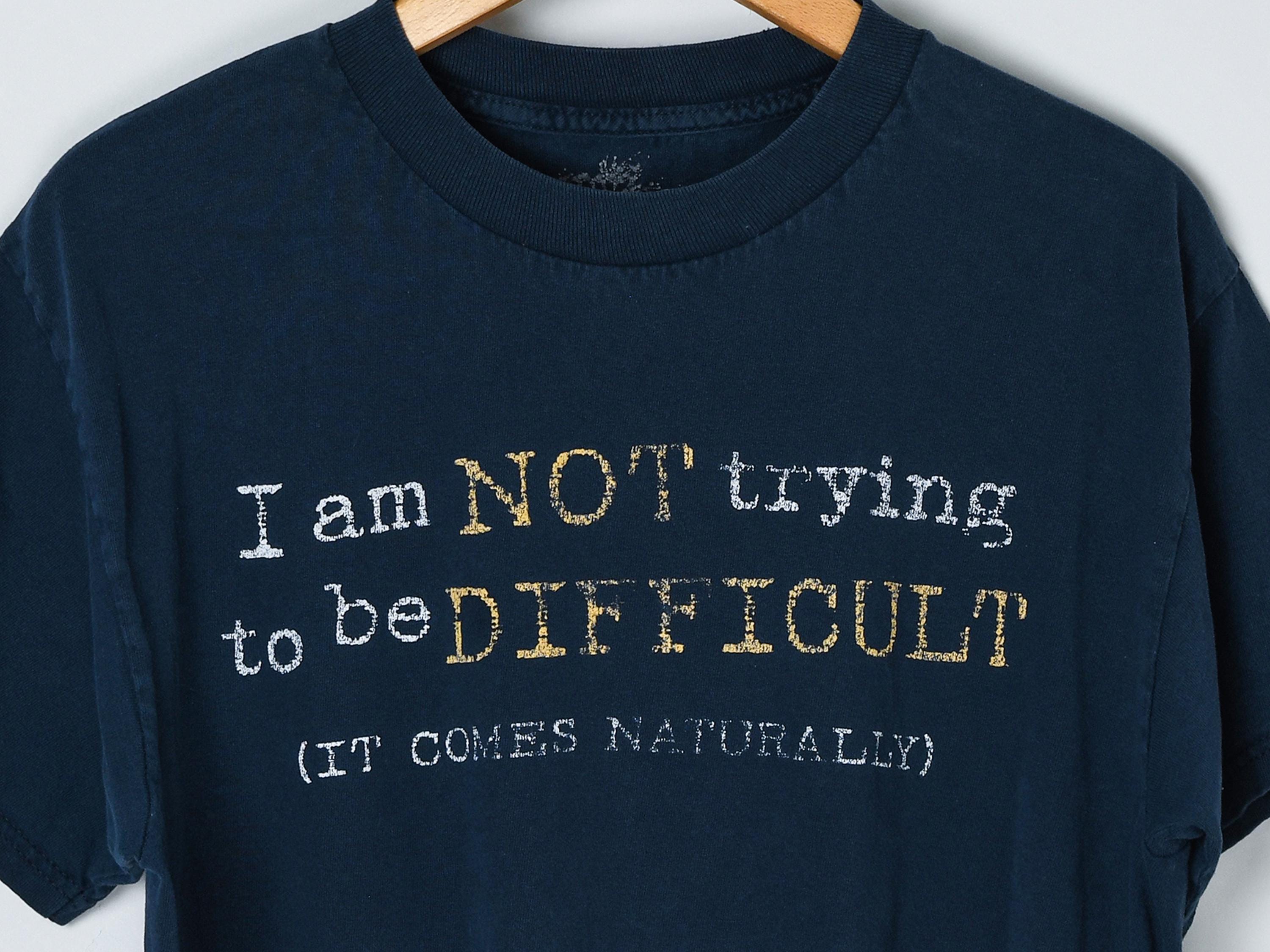 Vintage Y2k Trying Difficult 2000s Navy Skater Unisex T-shirt, Sweatshirt, Hoodie (2)
