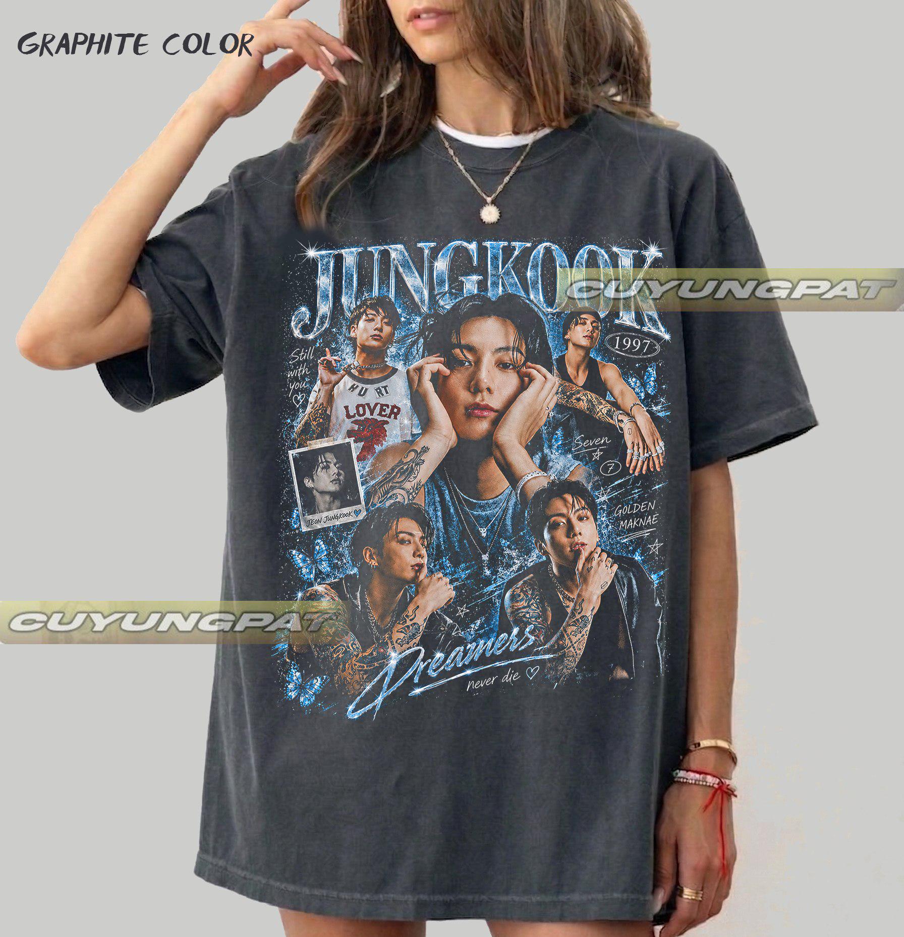 Jung Kook Vintage Comfort Colors Woman Man Rz Unisex T-shirt, Sweatshirt, Hoodie (1)