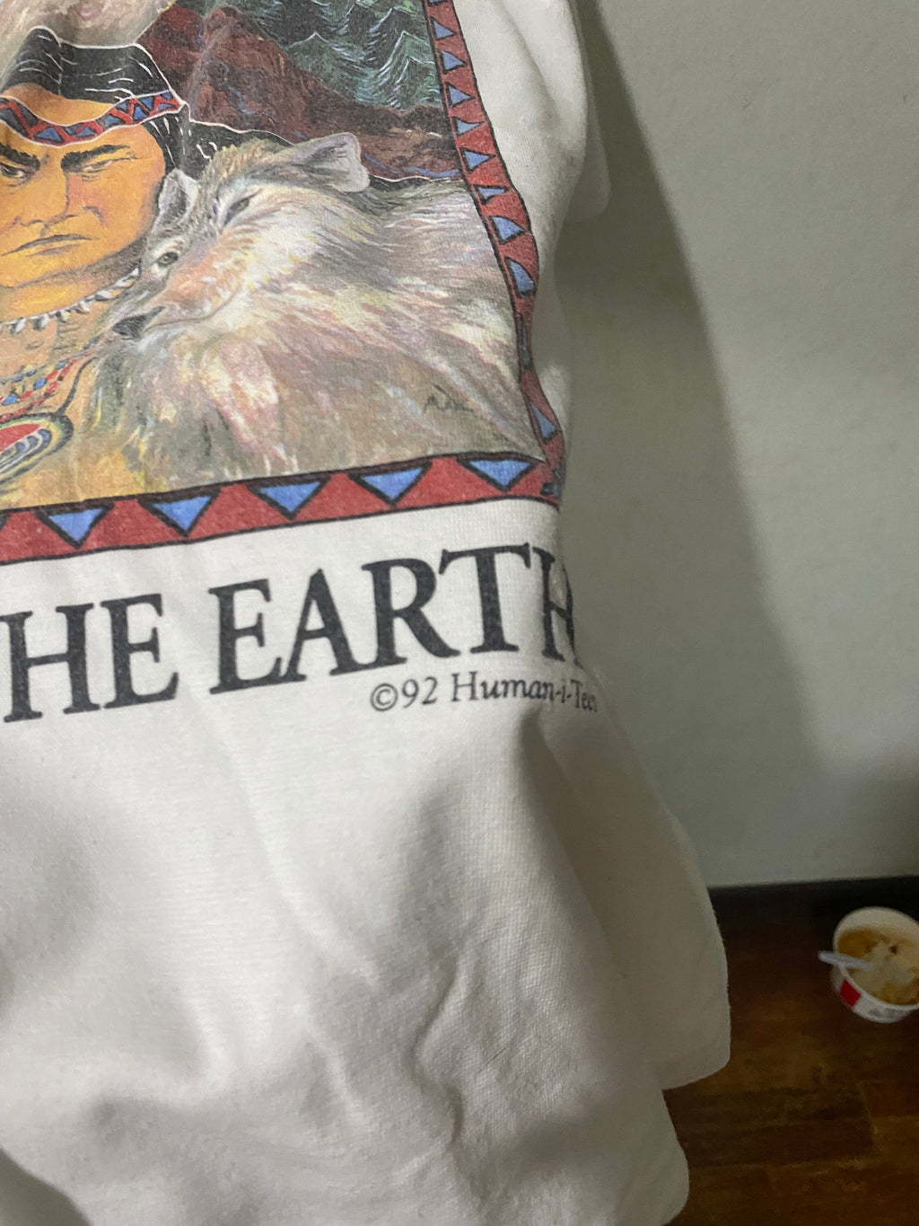 Vintage 1992 Human Tees Earth Size Xl Unisex T-shirt, Sweatshirt, Hoodie (3)