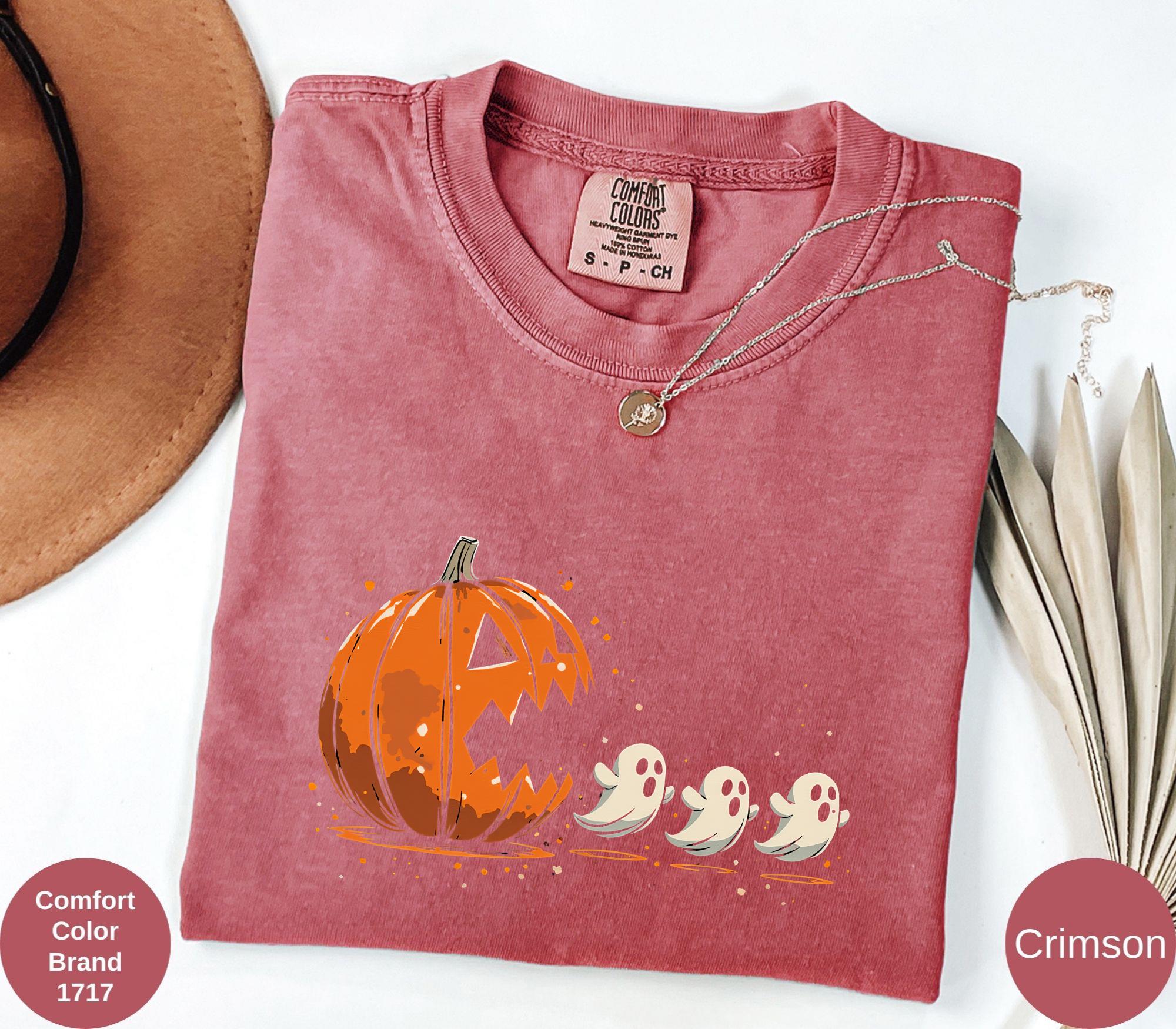 Comfort Colors Halloween Vintage Pumpkin Ghosts Spooky Season (4)