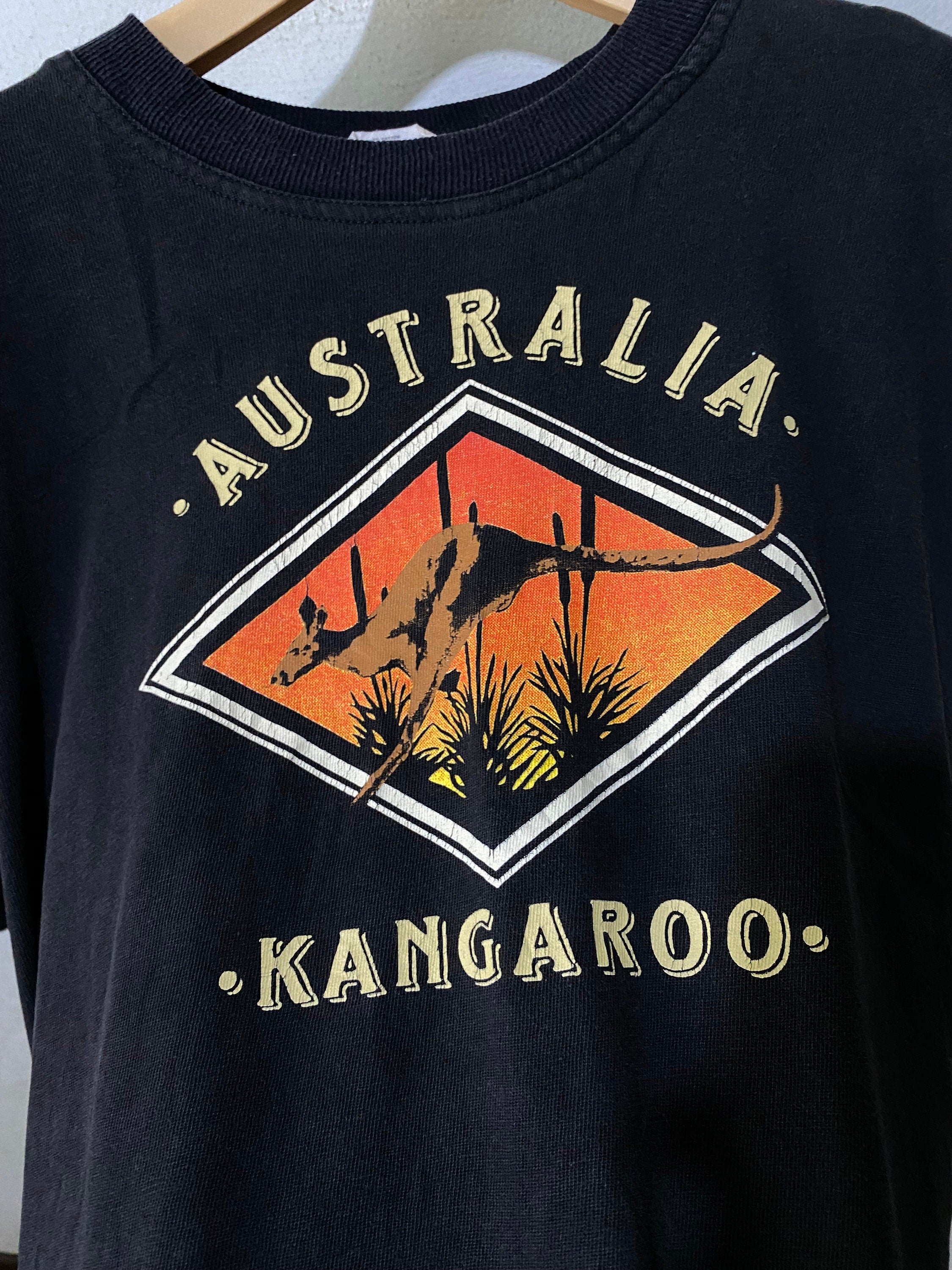 Vintage 90s Australia Kangaroo Size Unisex T-shirt, Sweatshirt, Hoodie (2)