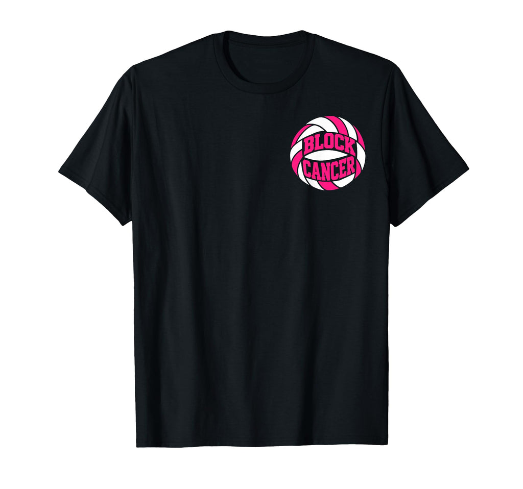 Pink Volleyball Breast Cancer Awareness Front Back Unisex T-shirt, Sweatshirt, Hoodie (1)